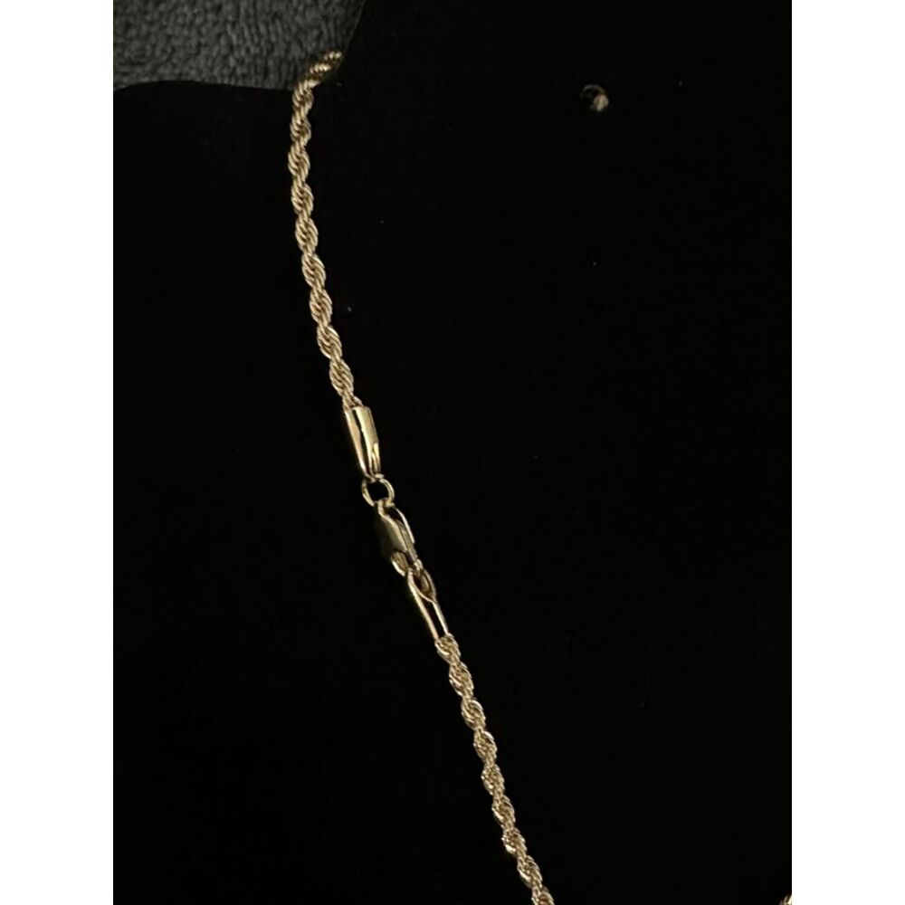 18K Gold Filled Baby Girl January Birthstone Pendant Necklace 18